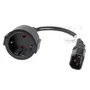 Lanberg CA-C14E-10CC-0018-BK Cable de alimentación Schuko a C14 Negro